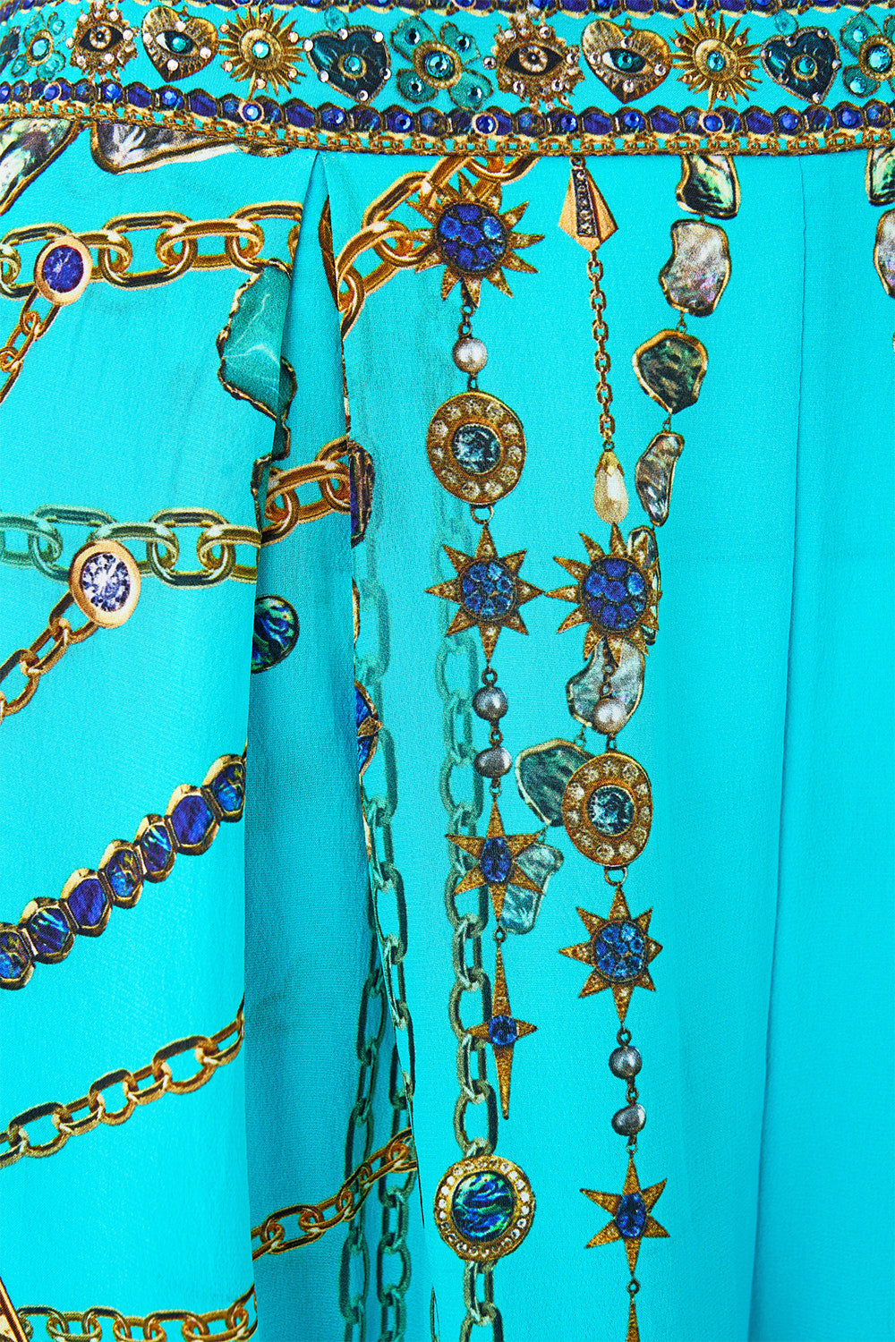 TUCK FRONT PANT TOTEMS AND TREASURES