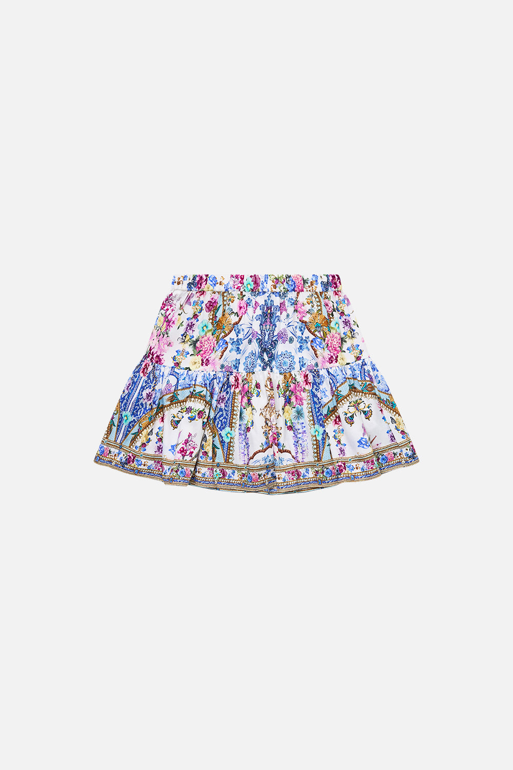 KIDS DROP WAIST MINI SKIRT WITH FRILL HEM ALL ABOUT THAT LACE