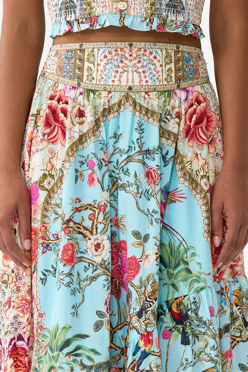 SKIRT WITH SHAPED SEAM SULTANS AND QUEENS