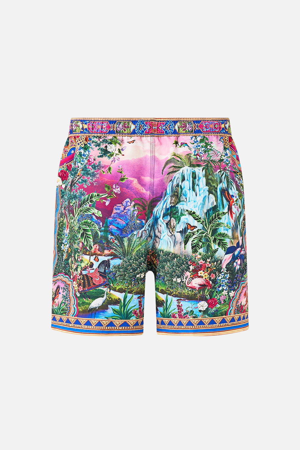 MID LENGTH BOARDSHORT WITH ELASTIC WAIST TURKISH DELIGHT