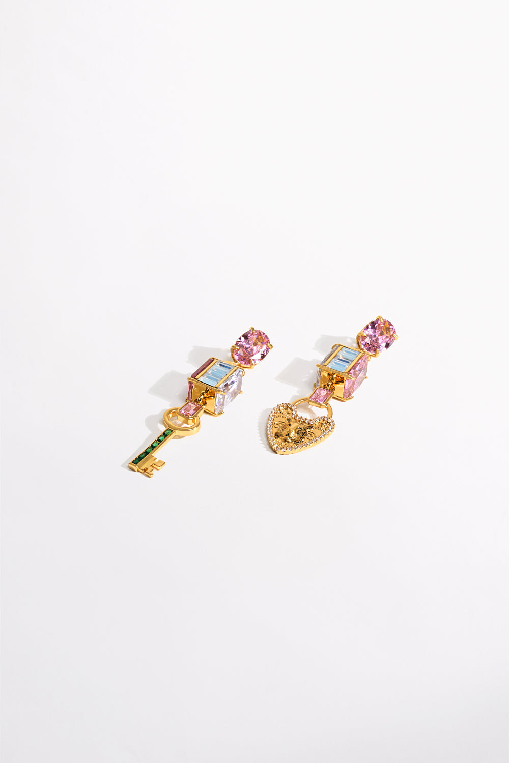 LOCKETS LOADED STATEMENT EARRINGS GOLD