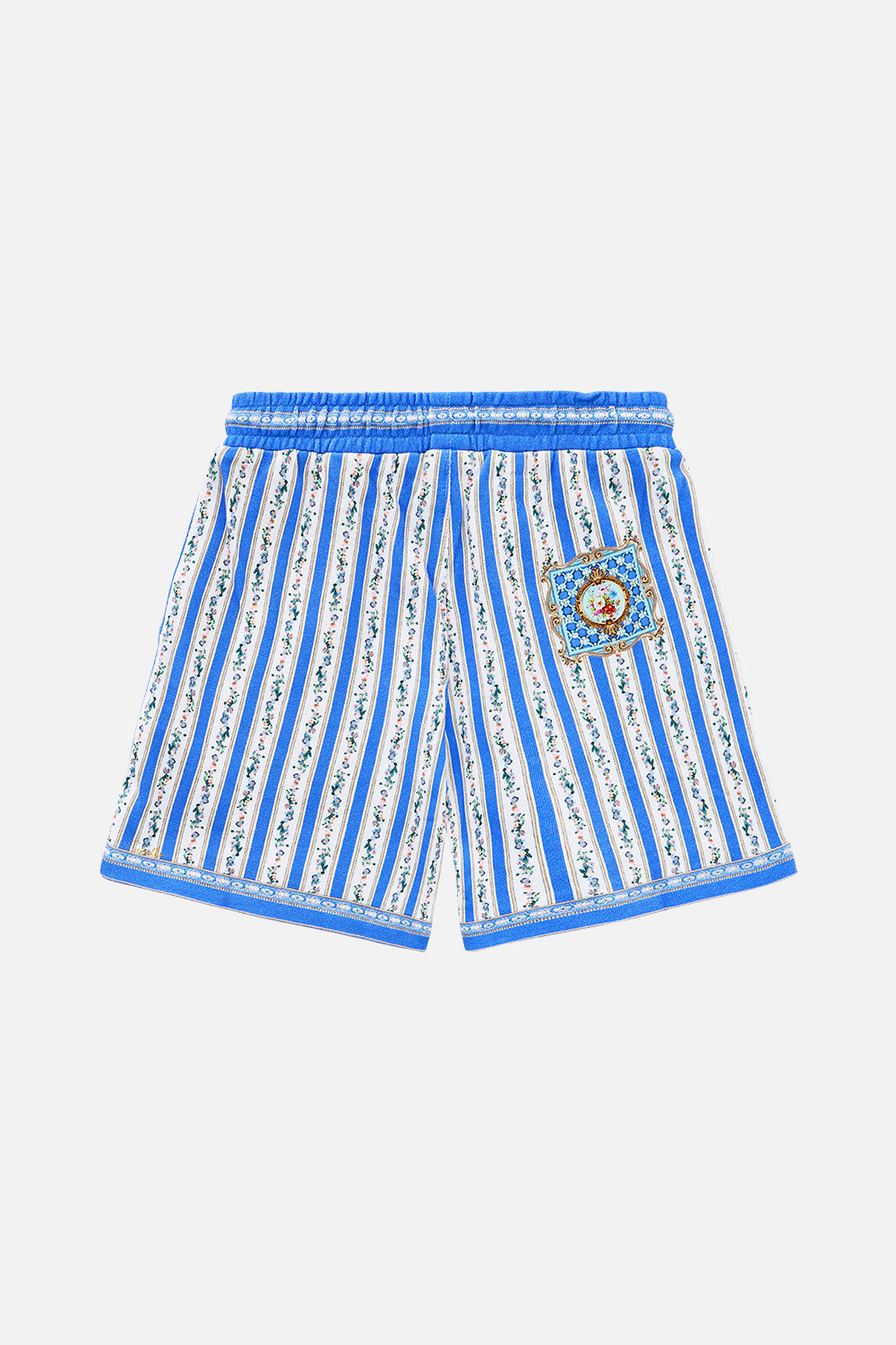 BOYS TRACK SHORT WITH ELASTIC WAIST OTTOMAN OPULENCE