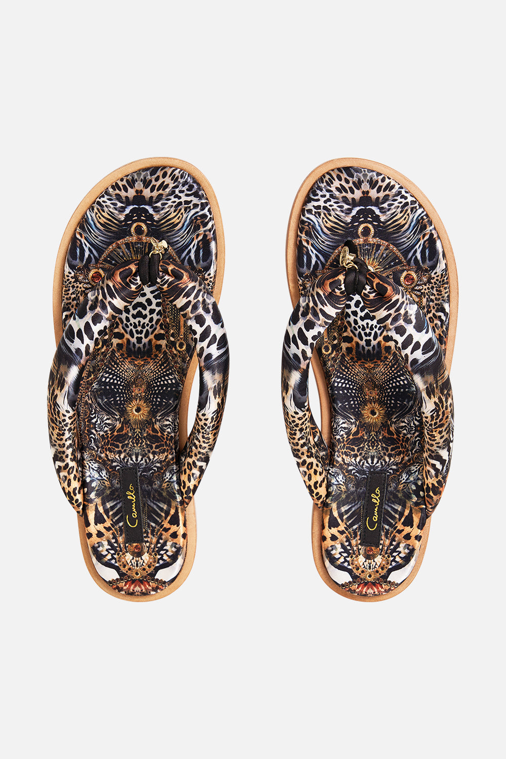 LINA PADDED THONGS FELINE FOLKLORE