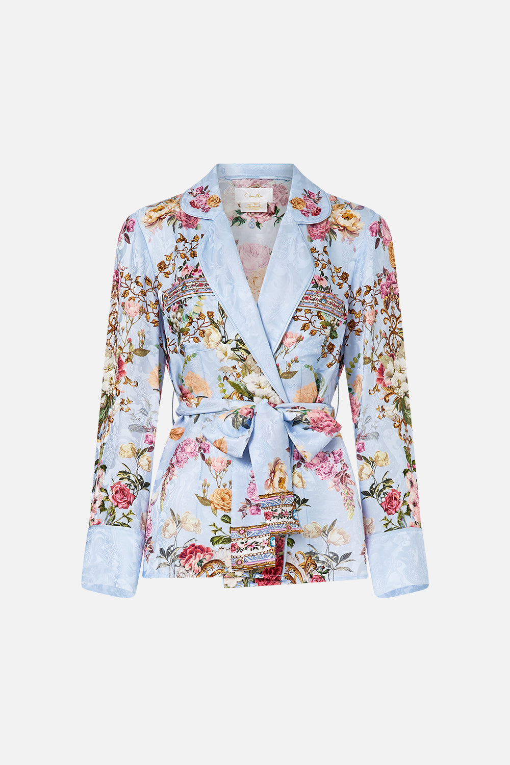 PYJAMA SUIT JACKET TILED IN TIME