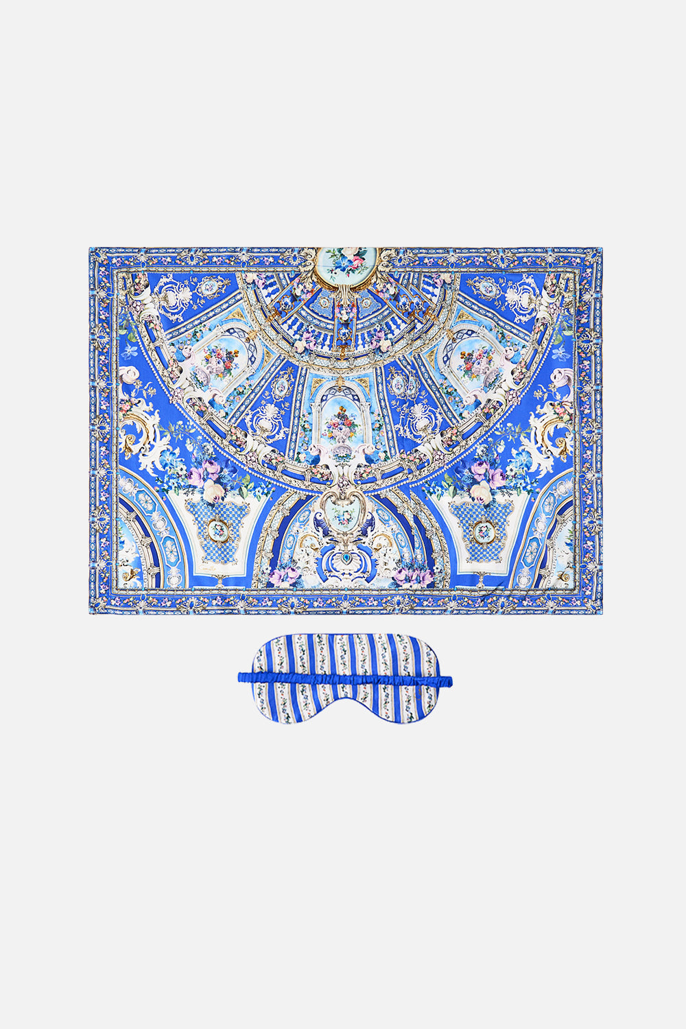 SILK PILLOWCASE AND EYE MASK SET OTTOMAN OPULENCE