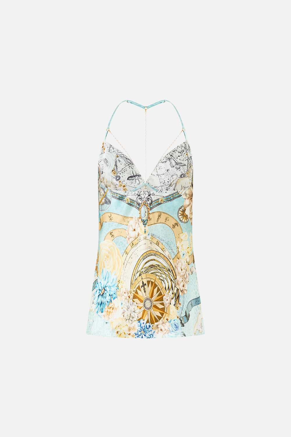 CHAIN DETAIL BIAS CAMI MY LUCKY STARS