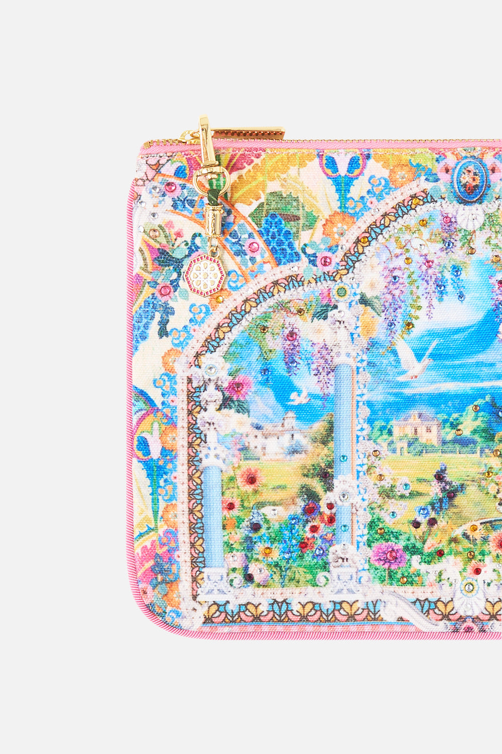 SMALL CANVAS CLUTCH NAVÀS NOUVEAU