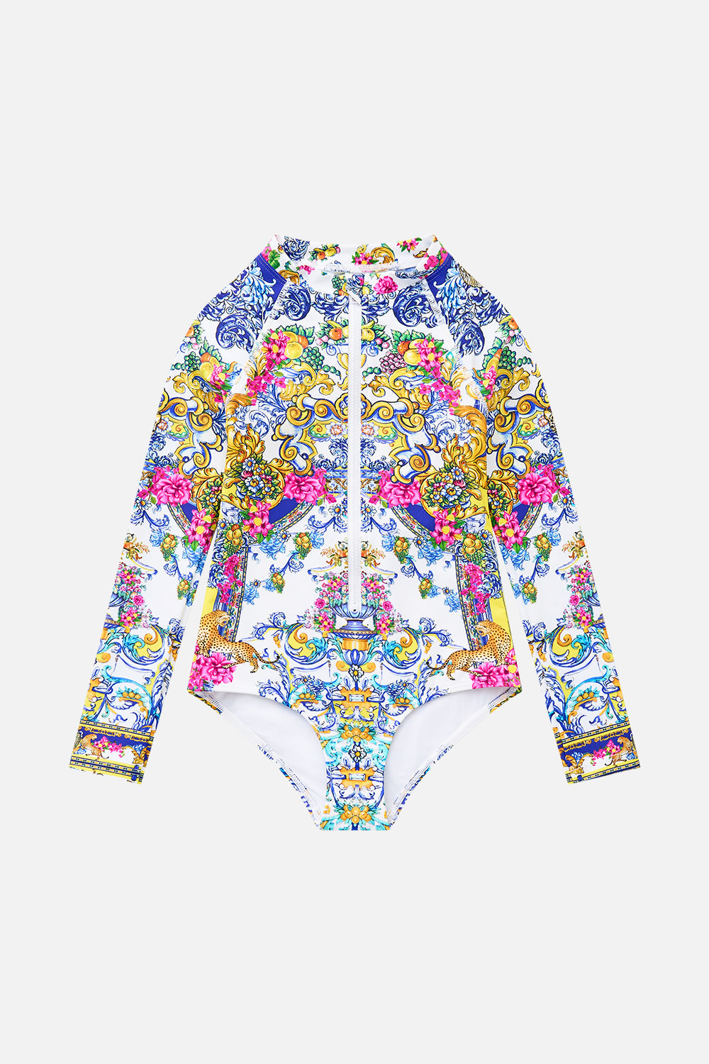 KIDS LONG SLEEVE ZIP FRONT PADDLE SUIT ESPAÑA NIRVANA