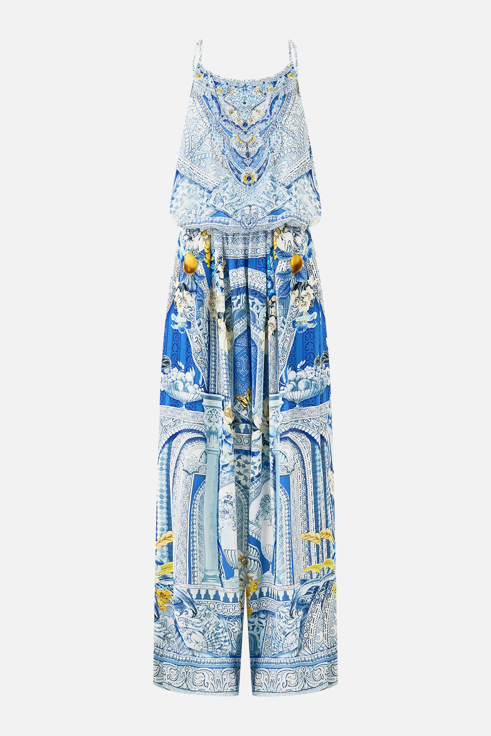 SHOESTRING STRAP JUMPSUIT DE NADA GRANADA