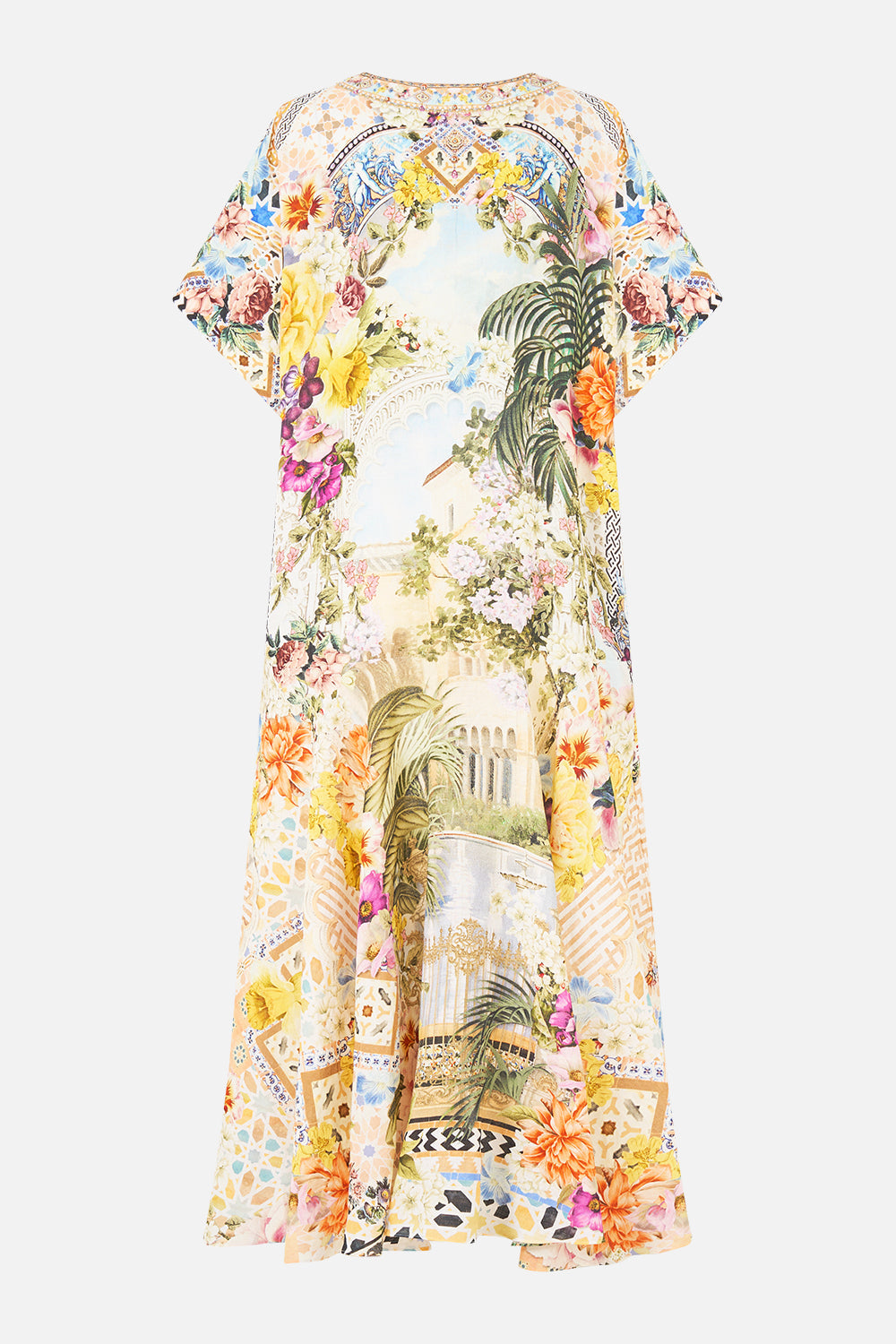 V NECK KAFTAN WITH DROP WAIST THE ARCHITECTS OF ALCÁZAR