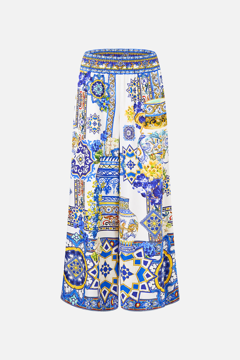 CROPPED WIDE LEG PANEL PANT ESPAÑA NIRVANA