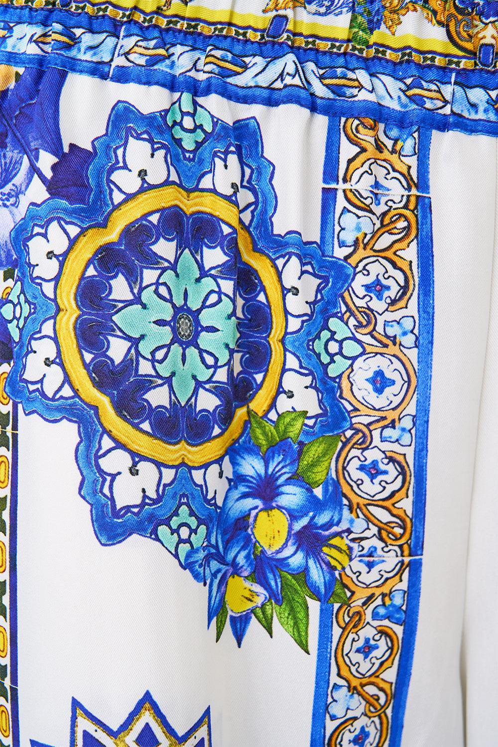 CROPPED WIDE LEG PANEL PANT ESPAÑA NIRVANA