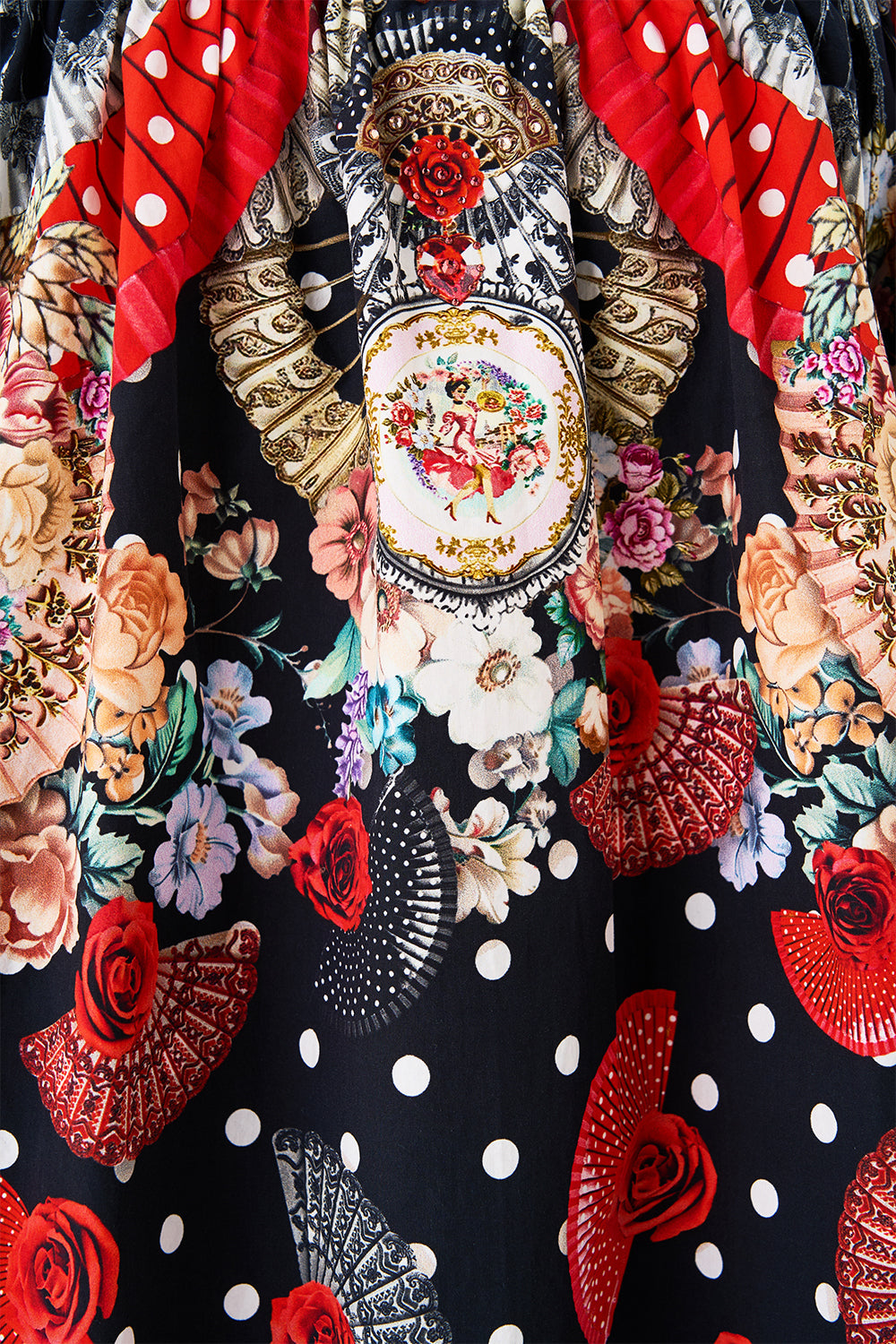 OFF SHOULDER TOP WITH FRILL SLEEVE DAUGHTERS OF DUENDE