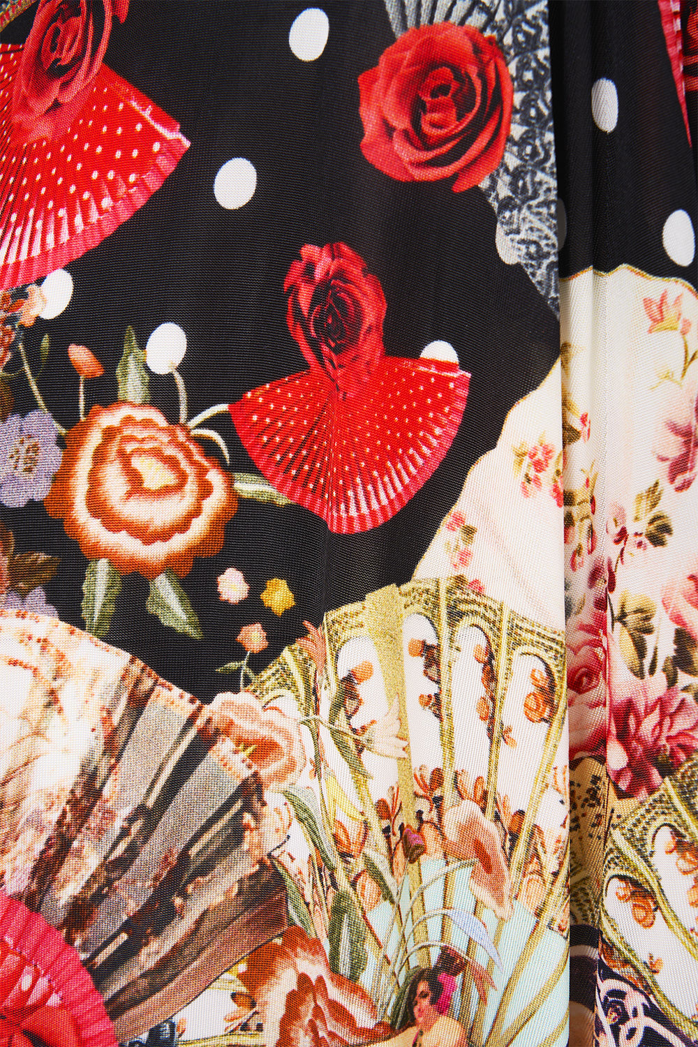 FLUTTER SLEEVE TIE FRONT JERSEY DRESS DAUGHTERS OF DUENDE