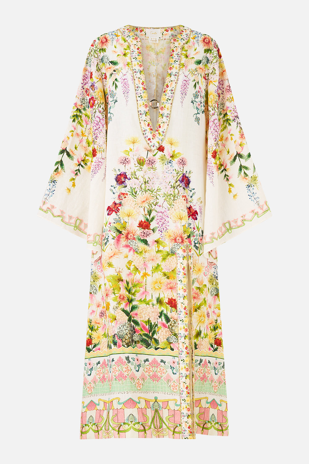 DEEP V NECK HARDWARE KAFTAN THE CALL OF CATALONIA