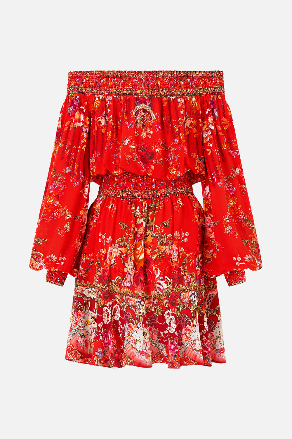 OFF SHOULDER SHORT DRESS OLÉ OLÉ