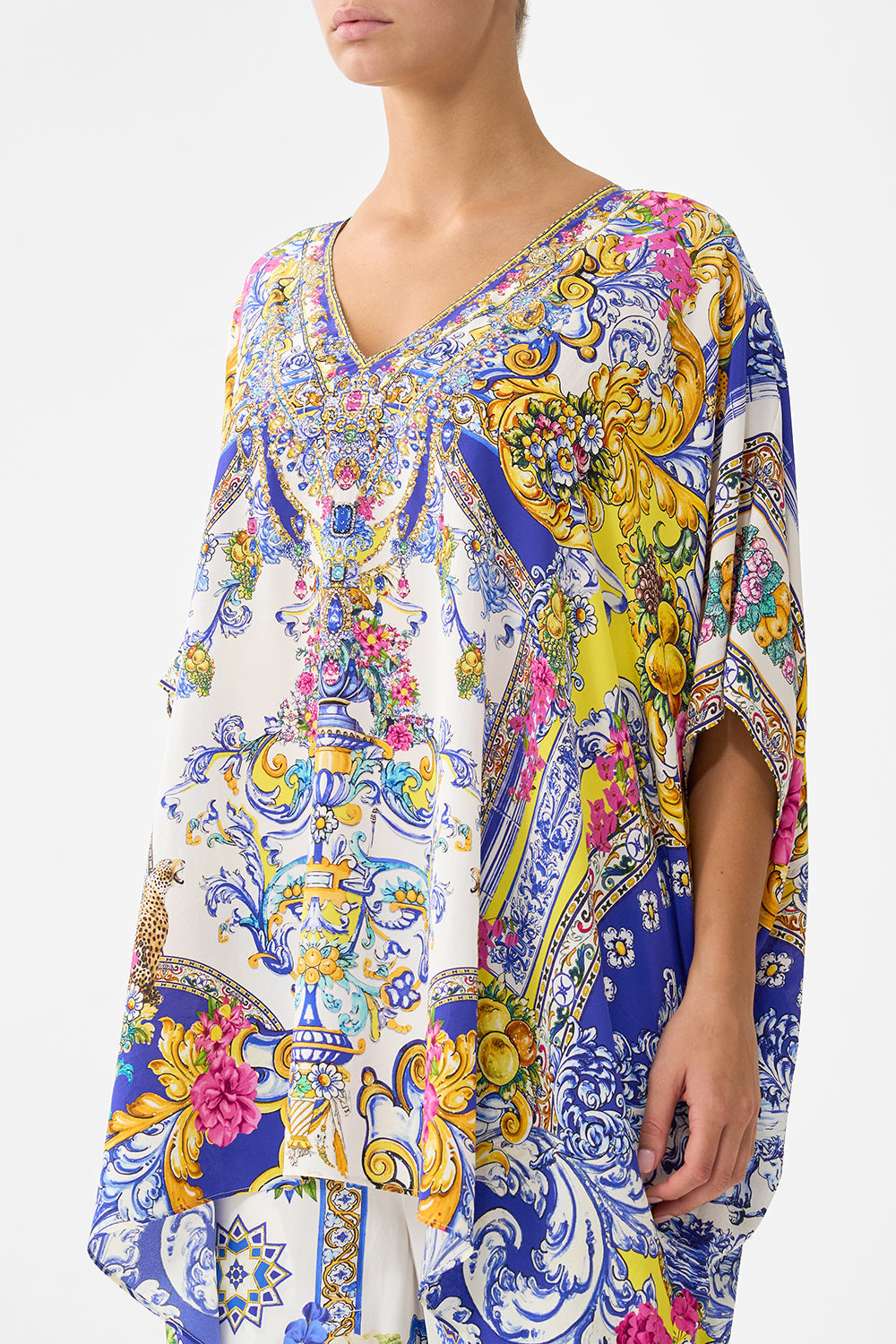 RECTANGULAR V NECK KAFTAN ESPAÑA NIRVANA