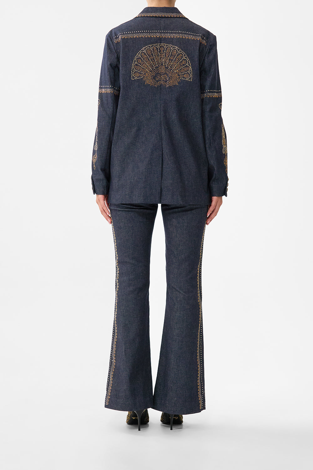 JACKET WITH SLEEVE CUT OUT DETAIL NOTES FROM THE BLUE ROOM