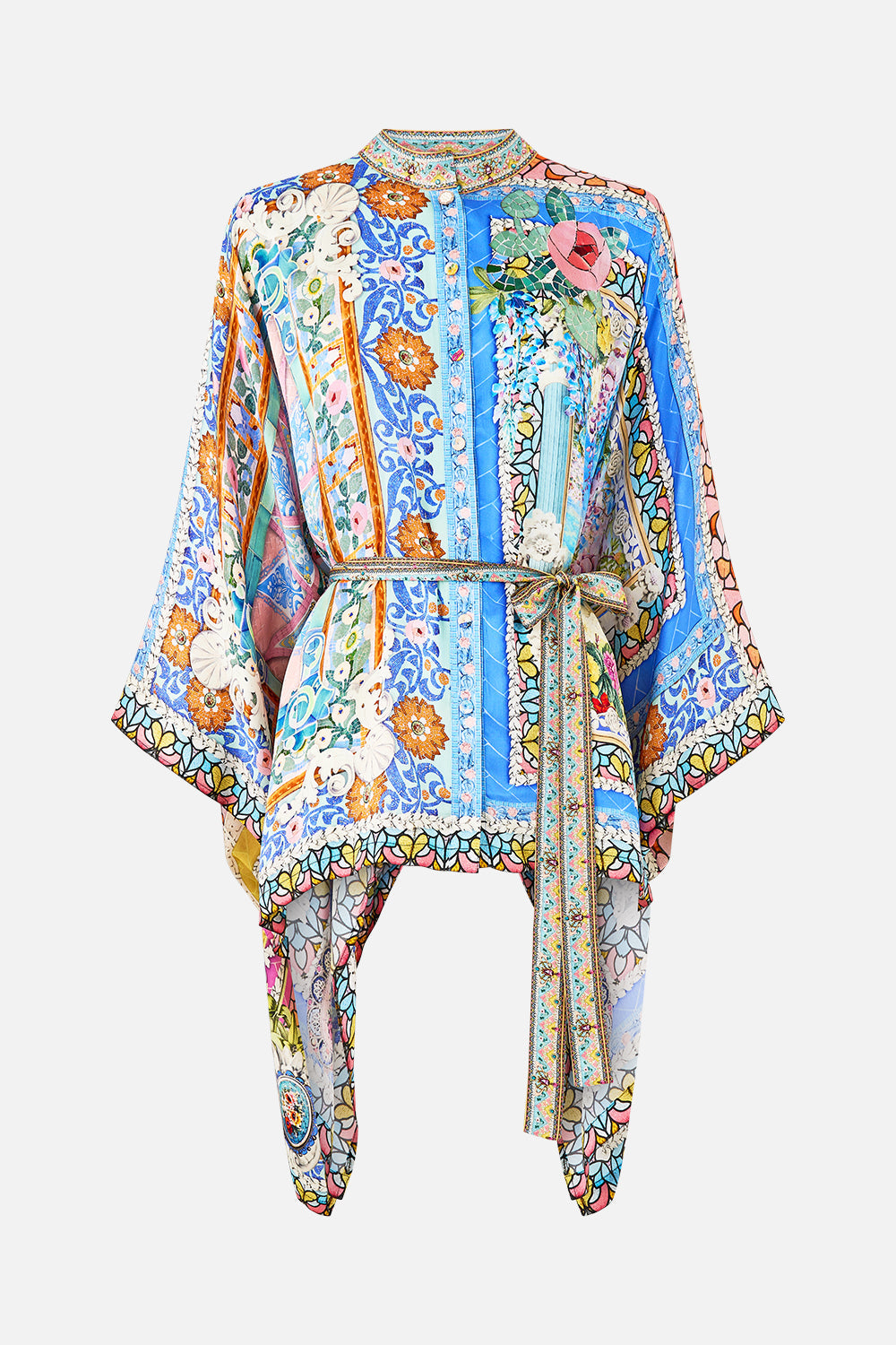 BUTTON THROUGH SCARF BLOUSE NAVÀS NOUVEAU