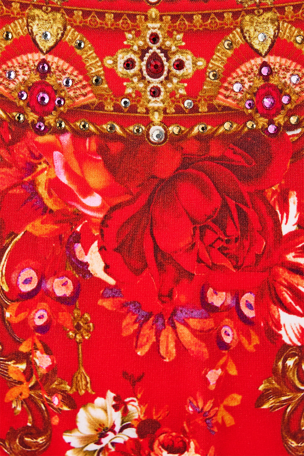 DIP WAIST SKIMPY BIKINI BOTTOM WITH ROSETTES OLÉ OLÉ