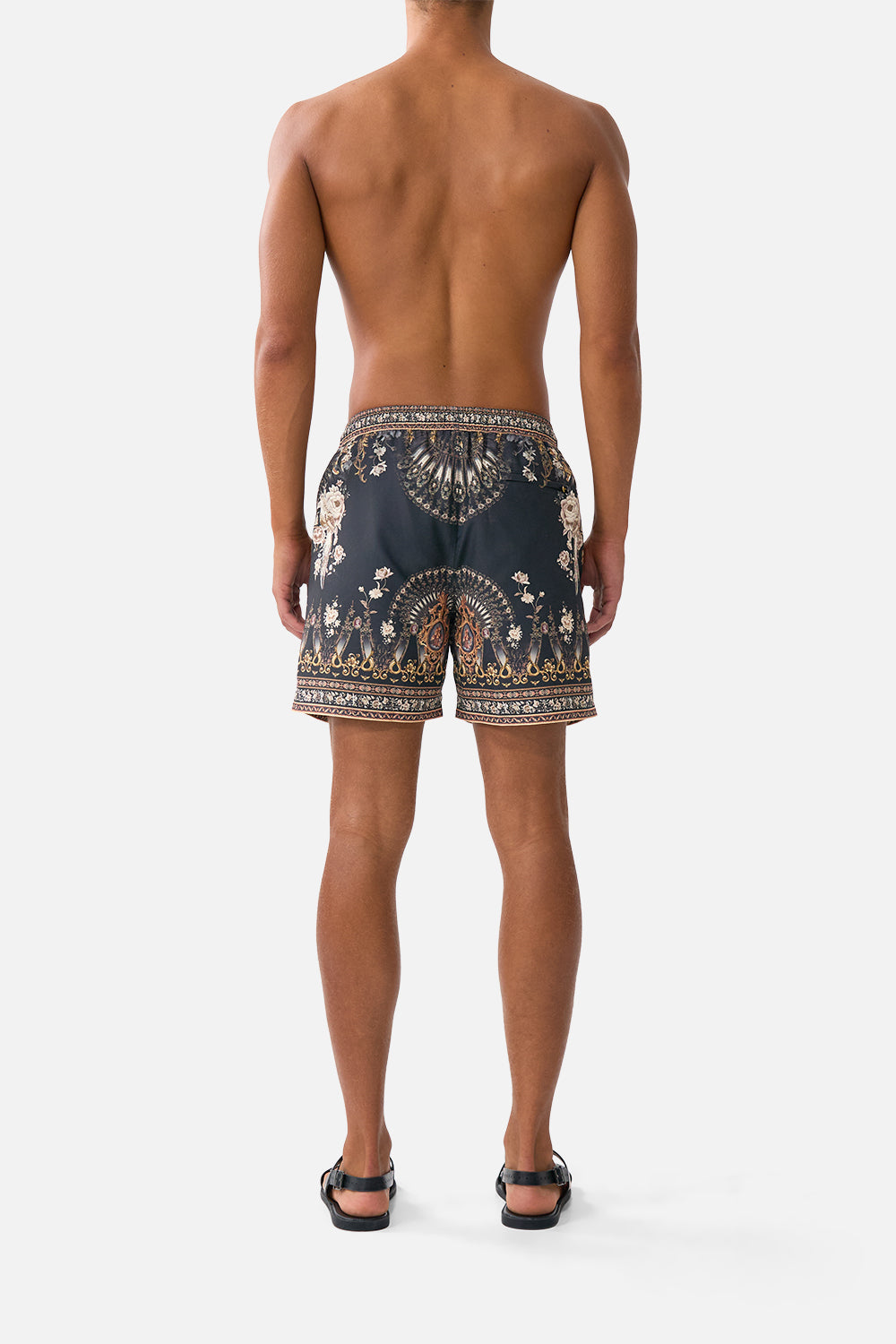 MID LENGTH BOARDSHORT WITH ELASTIC WAIST FLAMENCO FOLKLORE