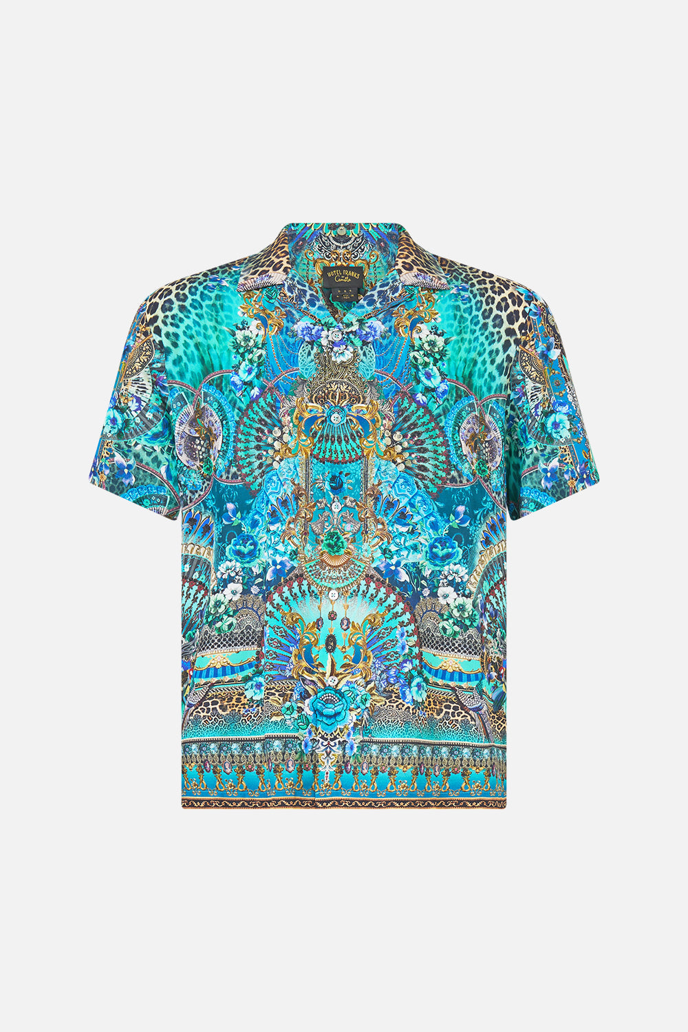 SHORT SLEEVE CAMP COLLARED SHIRT FLAMENCO EUPHORIA