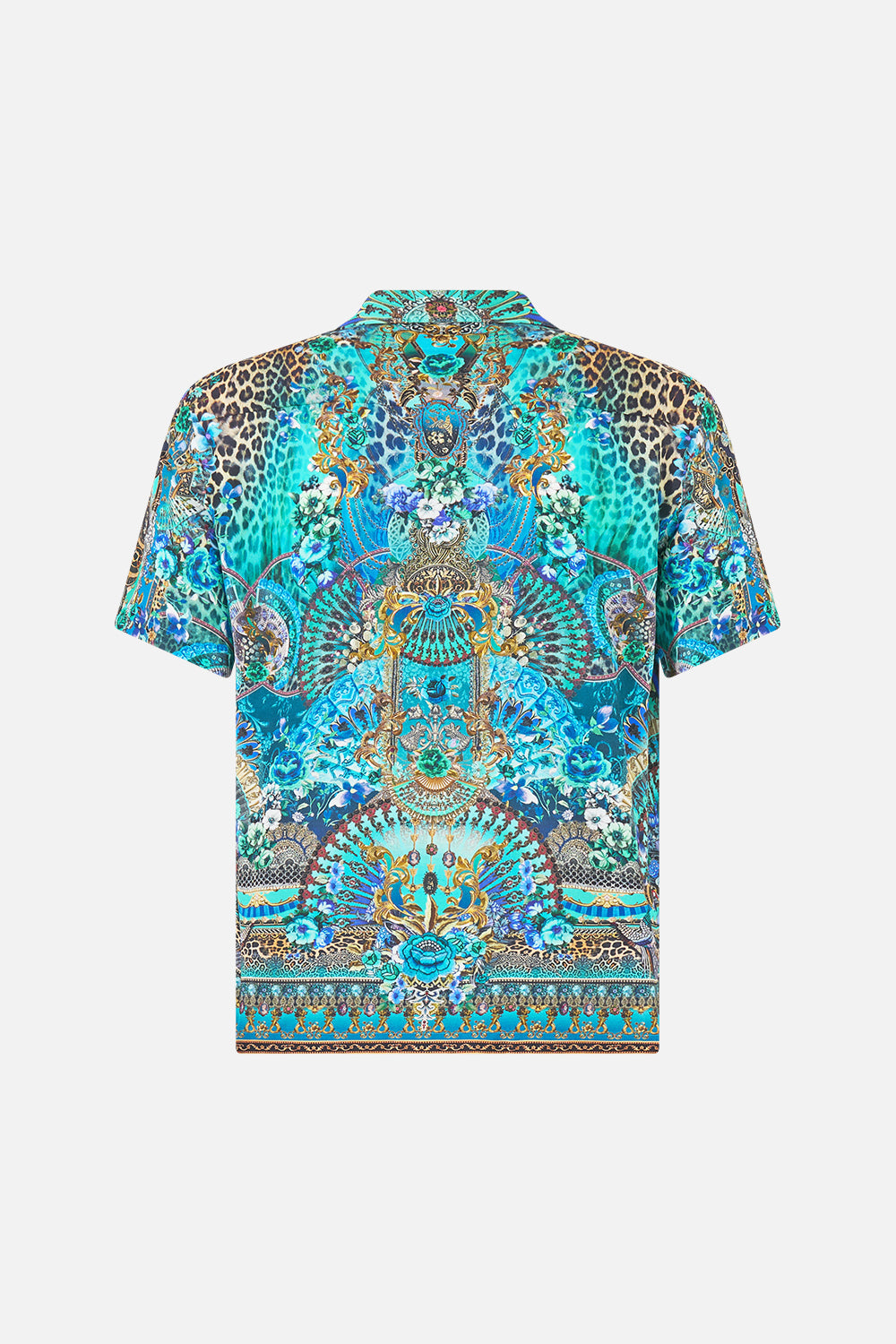 SHORT SLEEVE CAMP COLLARED SHIRT FLAMENCO EUPHORIA