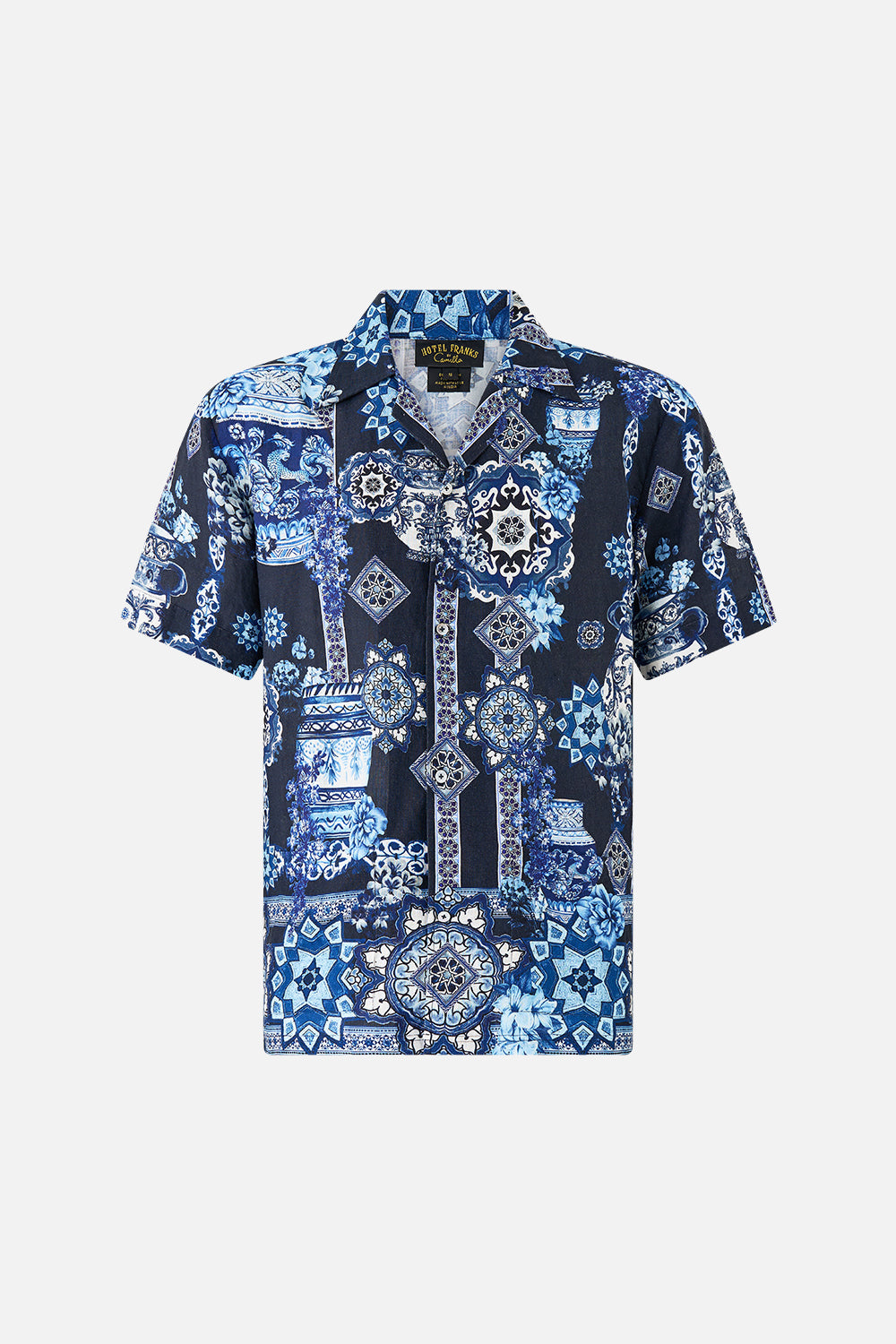 SHORT SLEEVE CABANA SHIRT A TILED WONDERLAND