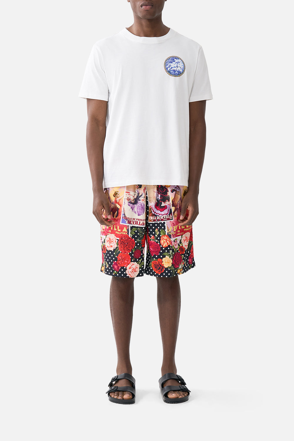 BAGGY LONG WALK SHORT WITH ELASTIC WAIST DAUGHTERS OF DUENDE