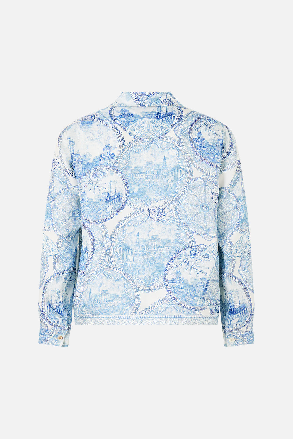 CROP BLOUSON JACKET THE HUM OF THE ALHAMBRA