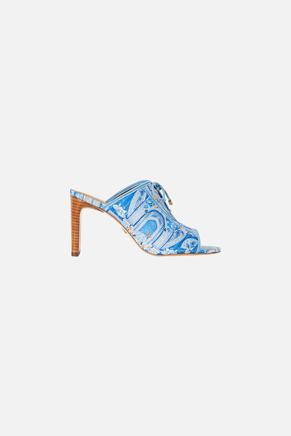 SOFIA LACE UP FRONT HEEL MULE DE NADA GRANADA