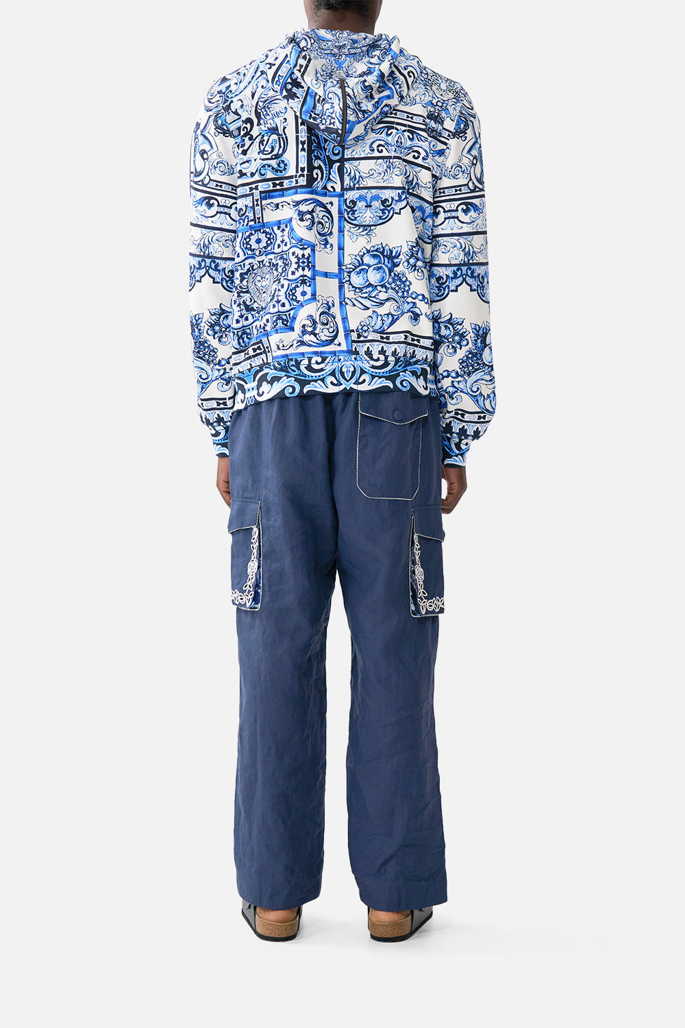 ZIP THROUGH HOODIE A TILED WONDERLAND