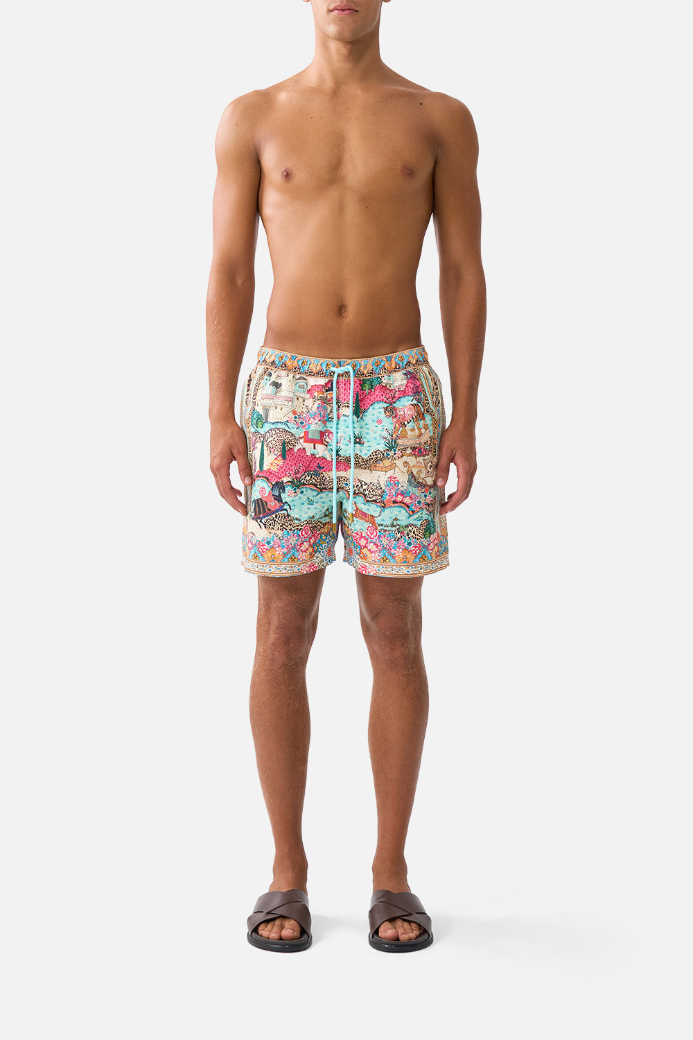 MID LENGTH BOARDSHORT WITH ELASTIC WAIST MINIATURE MOMENTS