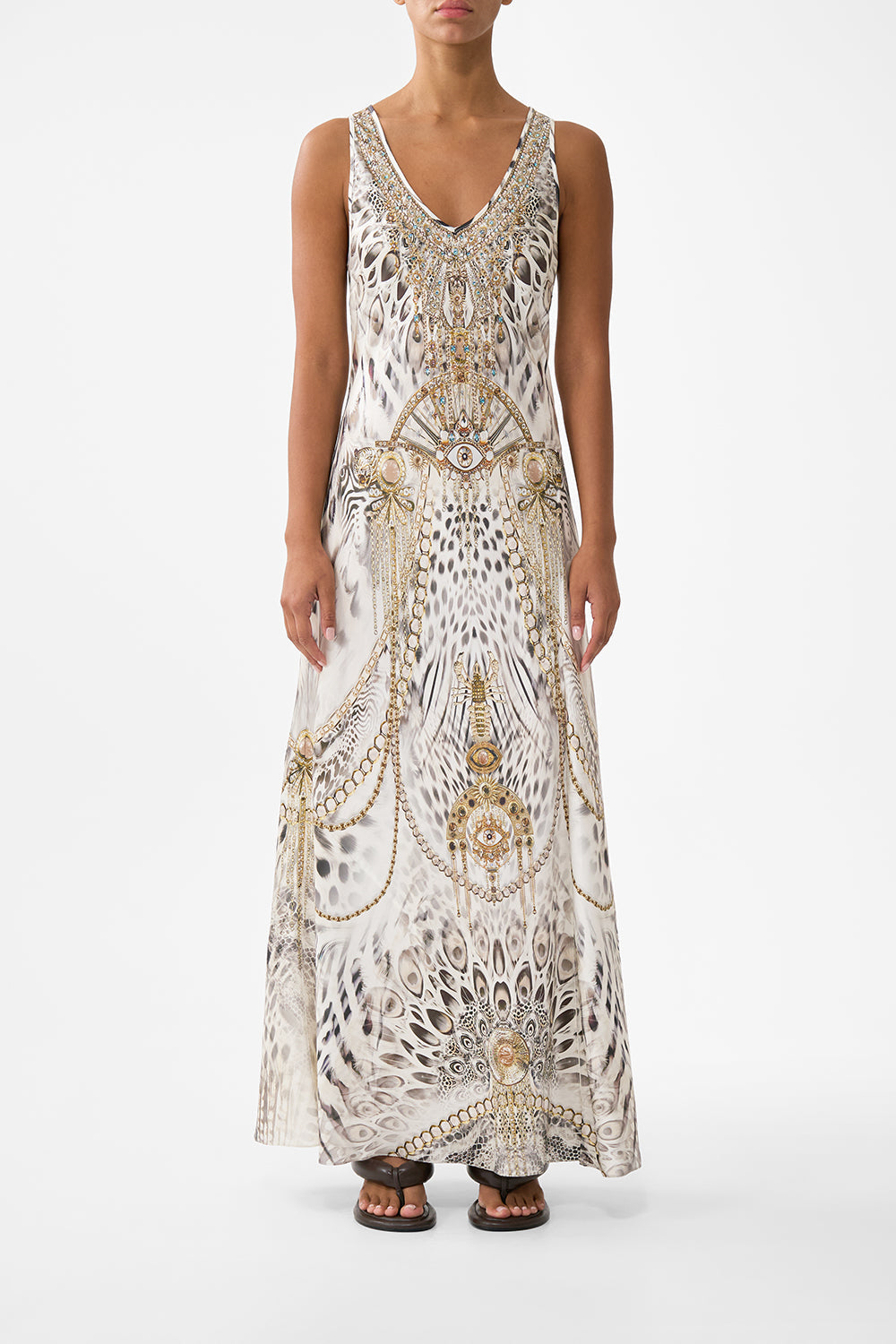 BIAS CUT TANK DRESS LADY LIONHEART