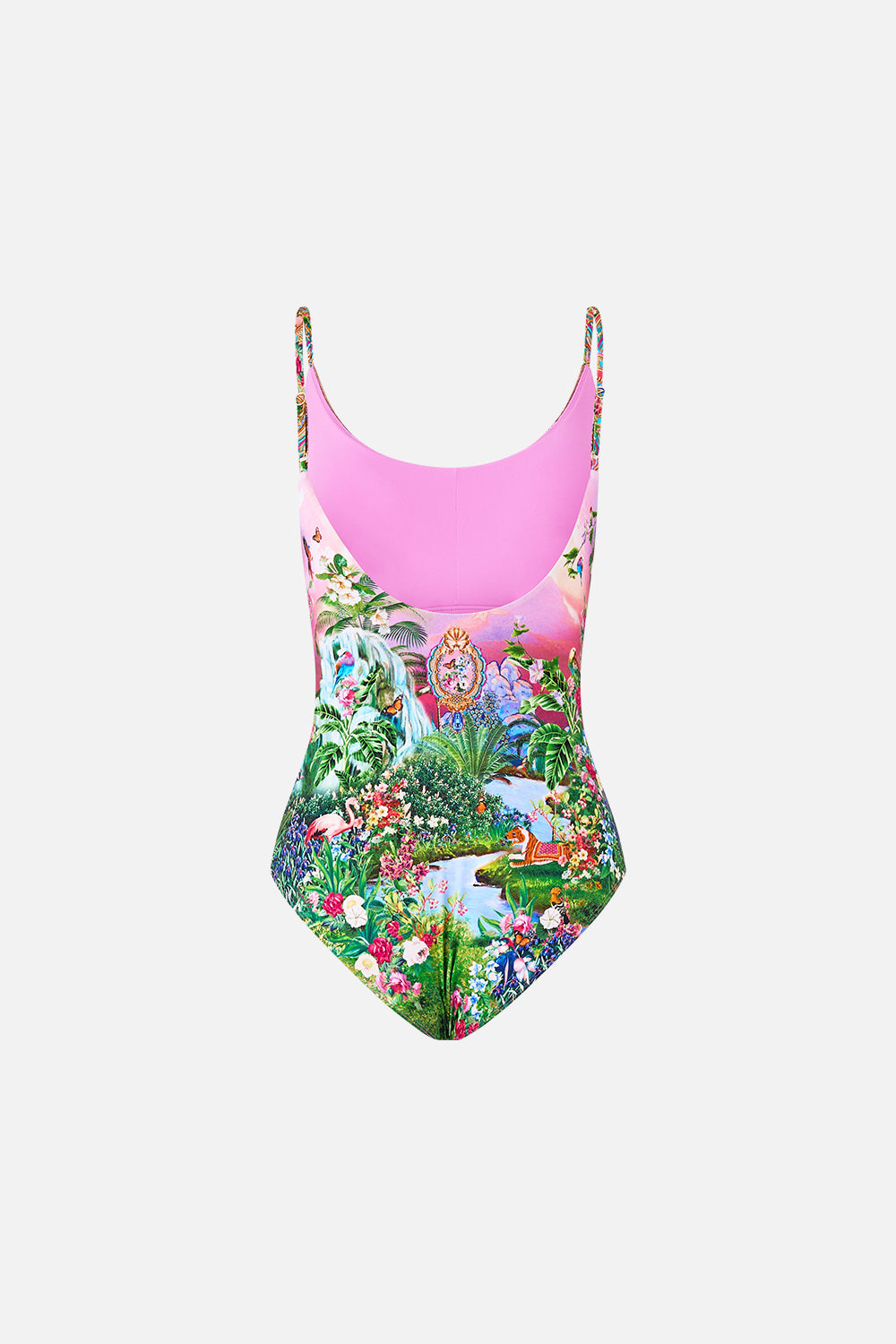 SCOOP NECK ONE PIECE WITH SCOOP BACK TURKISH DELIGHT