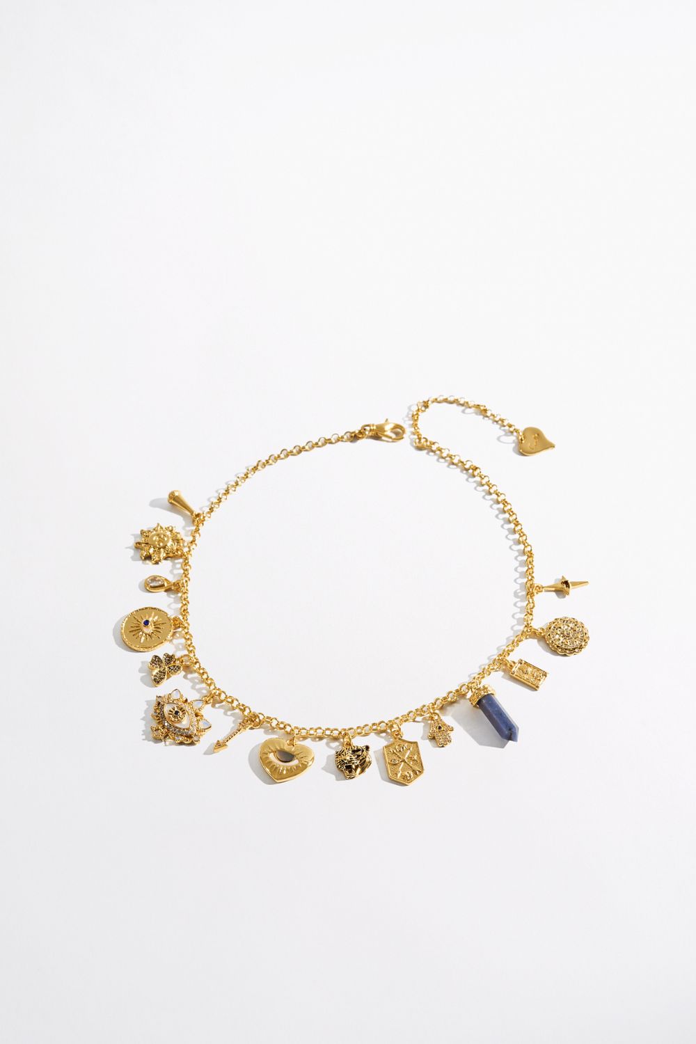 BOHEMIAN BABYLON CHARM NECKLACE GOLD