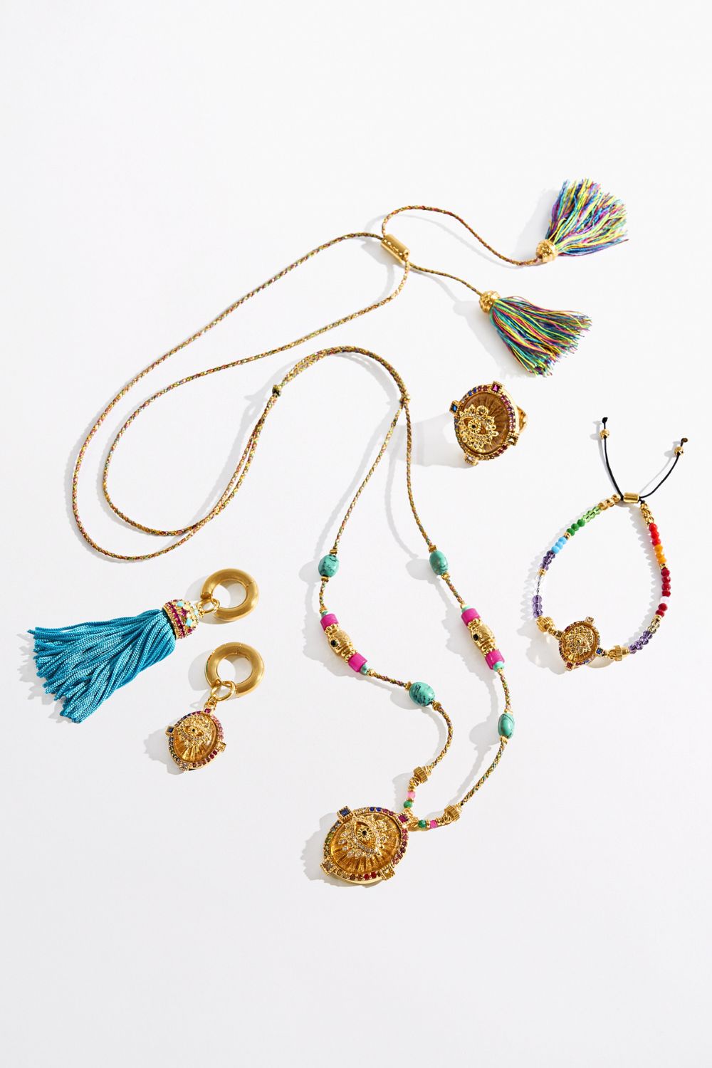 SULTANS, SCRIBES & SHAMANS TASSEL NECKLACE GOLD