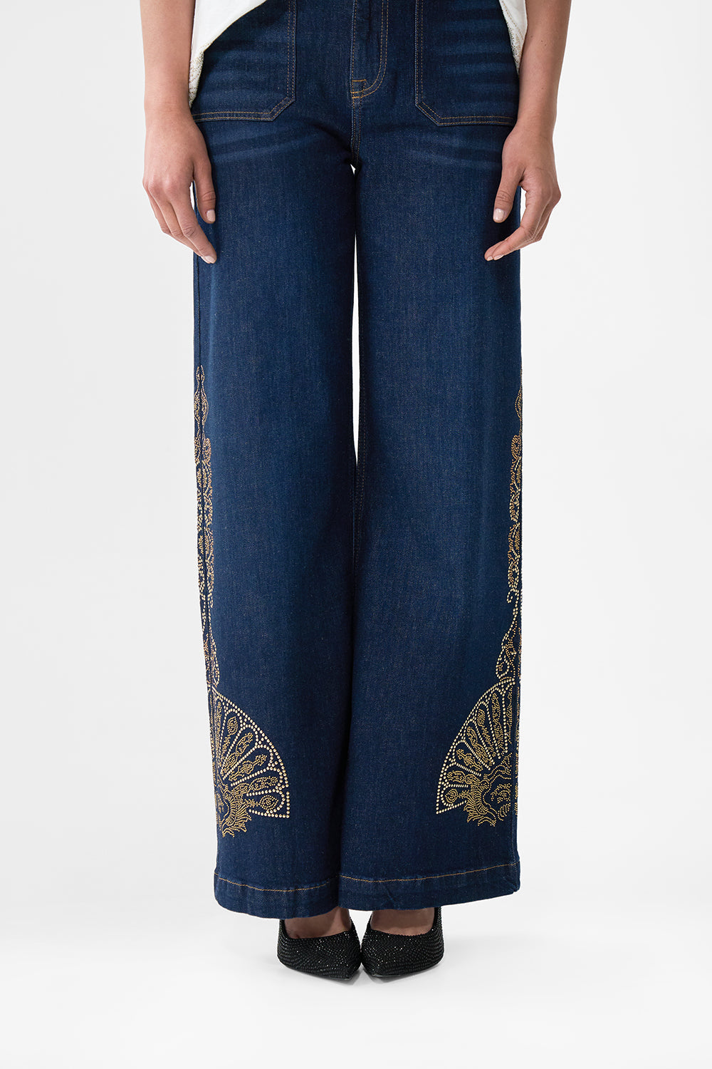 JENNA ISTANBUL ALCHEMY HIGH WAISTED FLARE DENIM