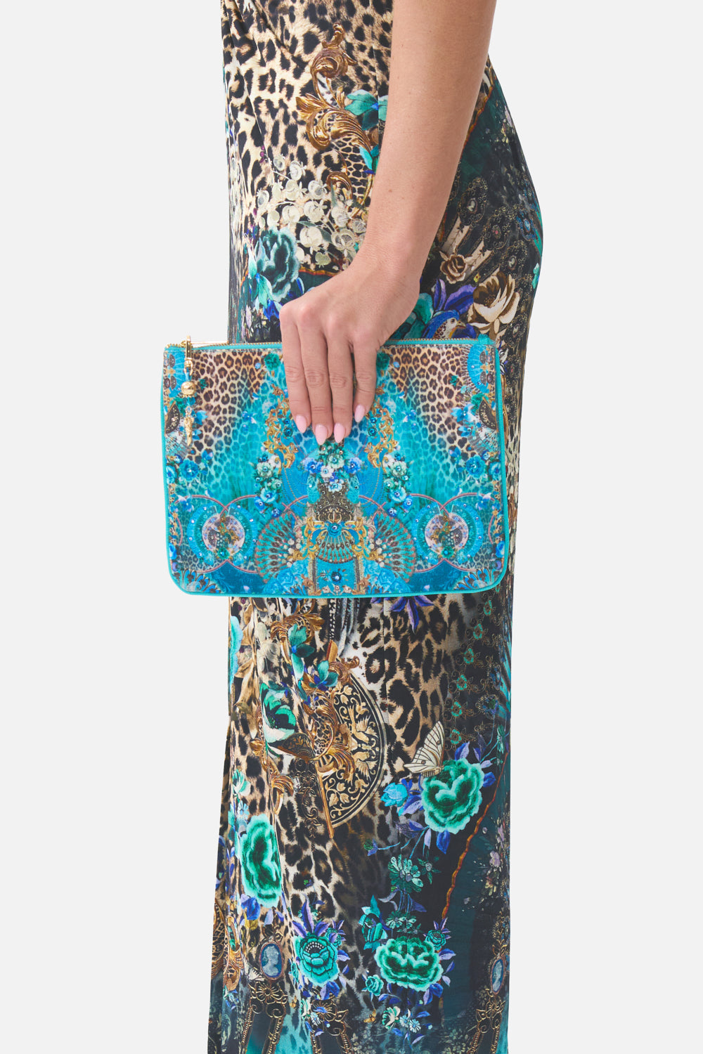 SMALL CANVAS CLUTCH FLAMENCO EUPHORIA