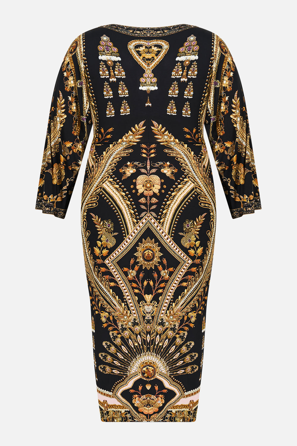 LONG SPLIT FRONT TWIST DRESS TAURUS RISING