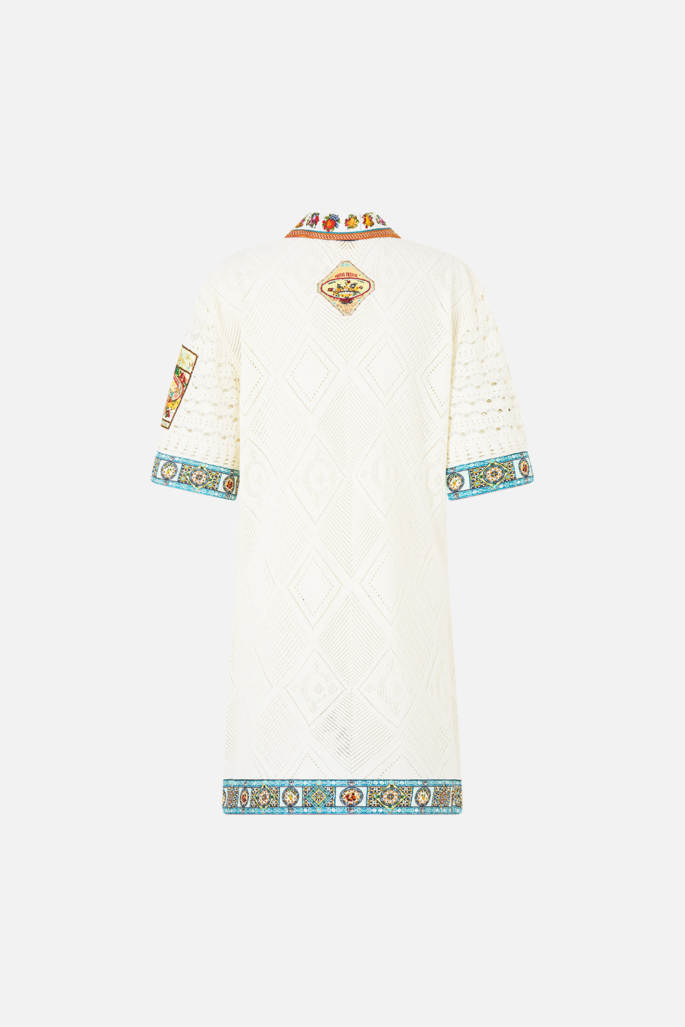 SILK COLLAR KNIT TUNIC MAGIC OF THE MERCADO