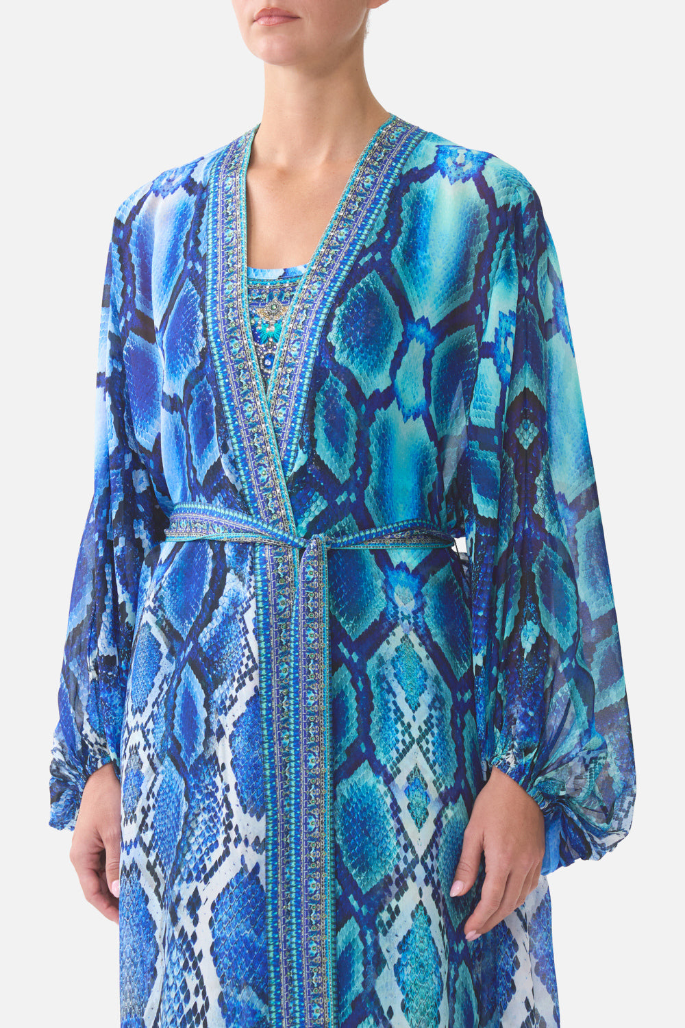 BLOUSON SLEEVE LAYER THE SAPPHIRE SERPENT