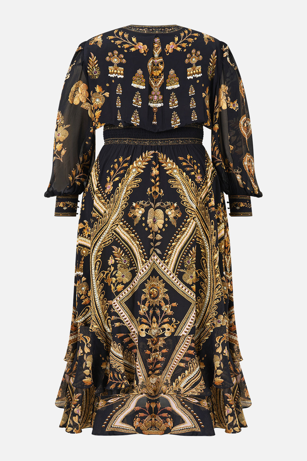 LONG BUTTON FRONT DRESS TAURUS RISING