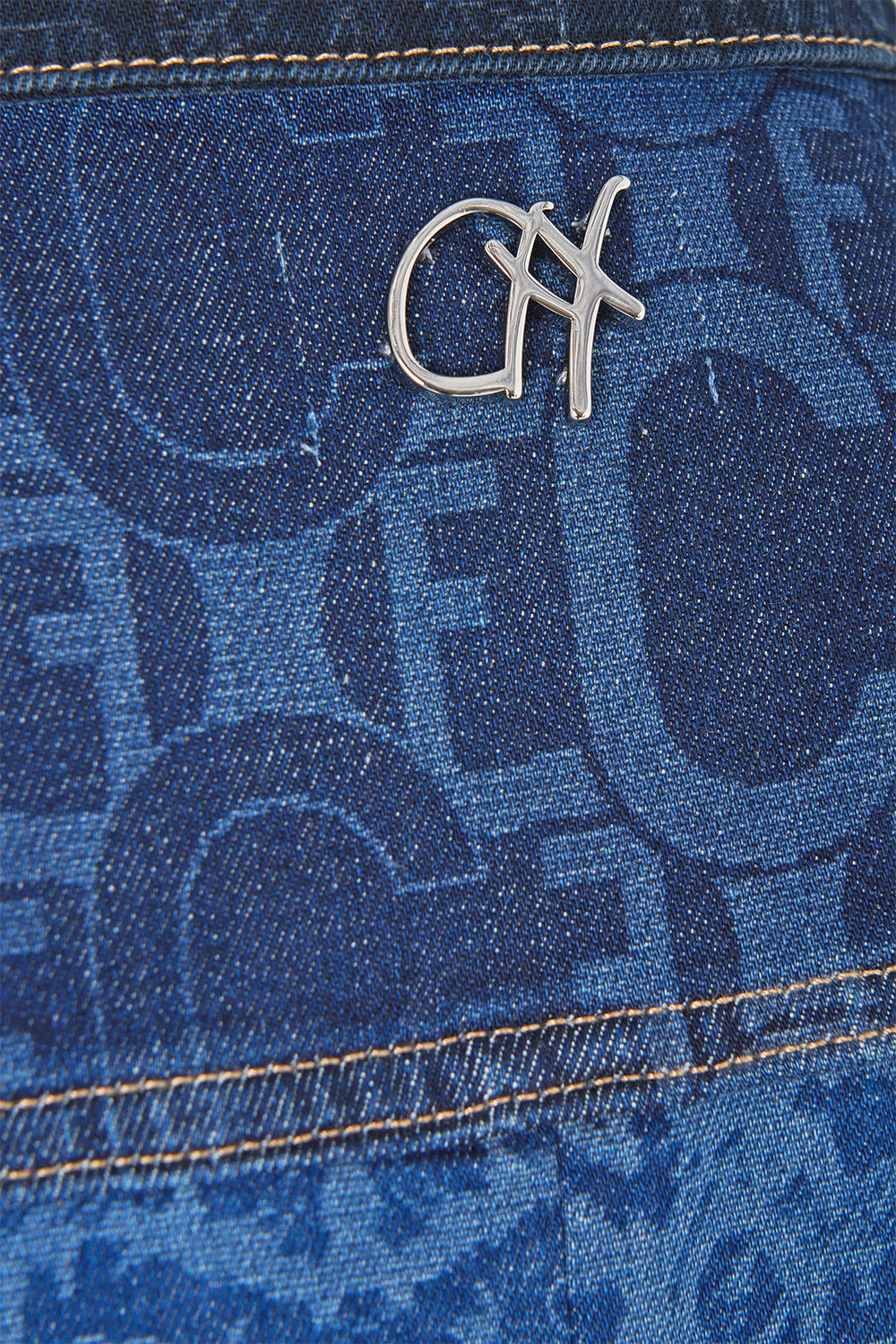 JENNA BELTED MINI DRESS DENIM