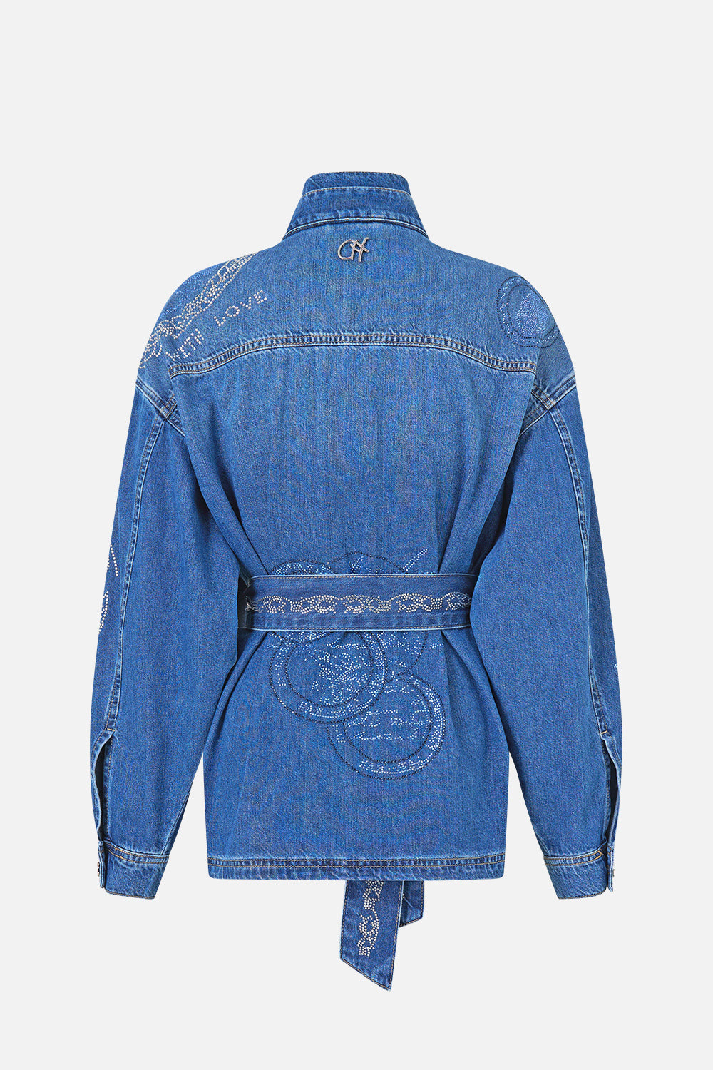 ALIKA HIGH NECK JACKET DENIM