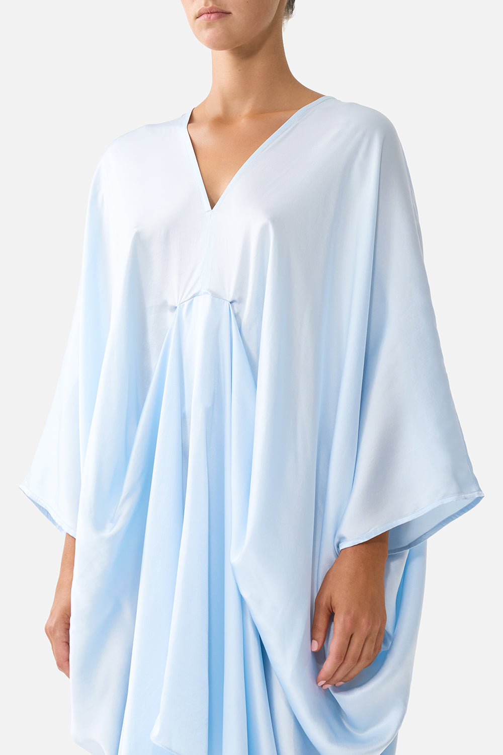 DRAPE FRONT V NECK KAFTAN THE HUM OF THE ALHAMBRA