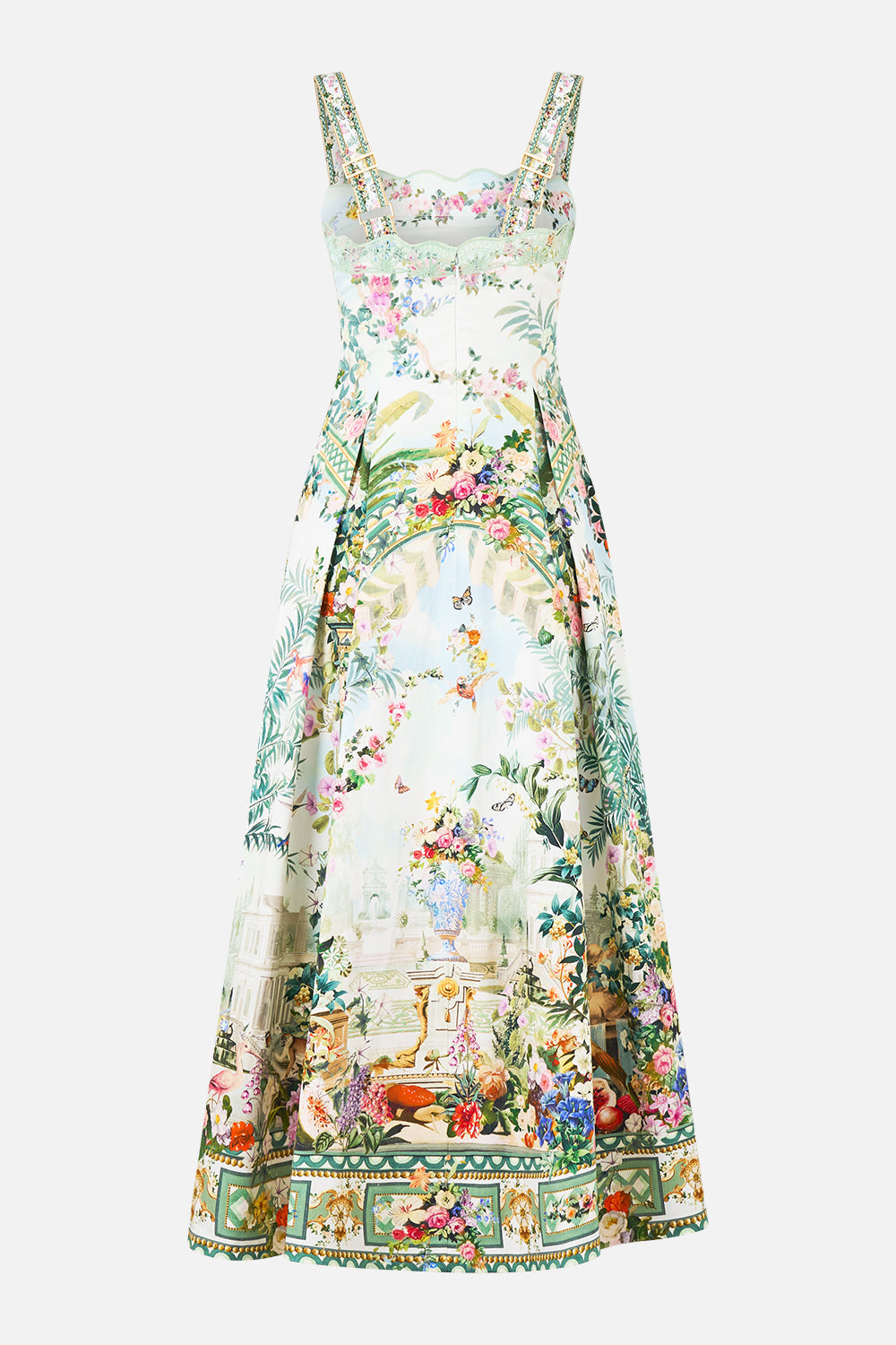 LONG FIT AND FLARE DRESS ART FOR THE EMPRESS