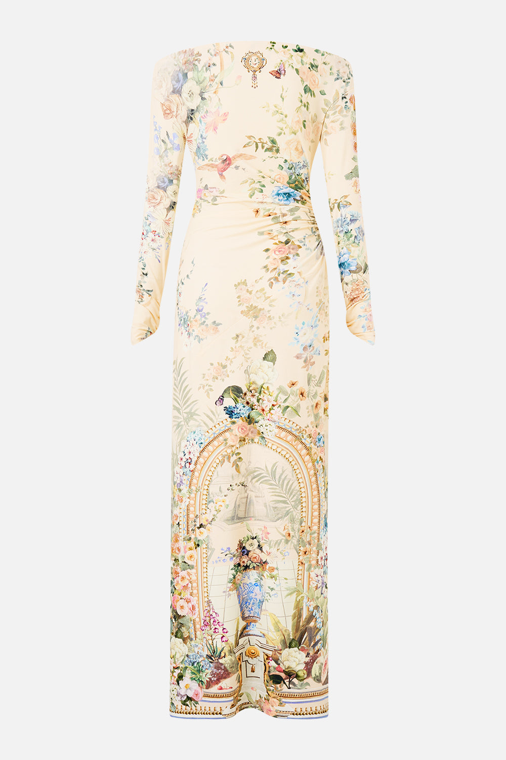 OFF SHOULDER GATHERED JERSEY DRESS MIDSUMMER MASTERPIECE