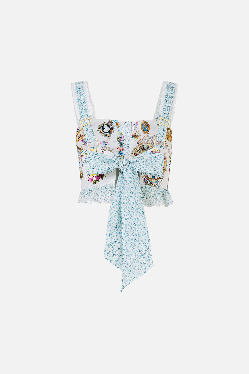 CROP TOP WITH FRILL DETAIL ART FOR THE ARTISANS