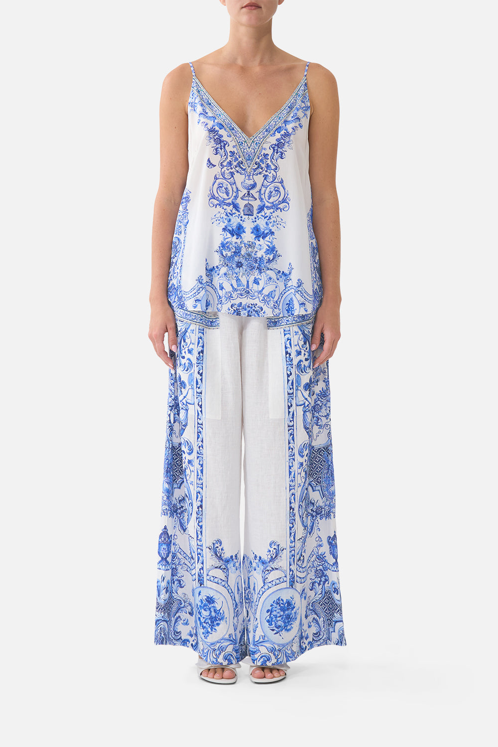 V NECK CAMI CERAMIC PANORAMIC